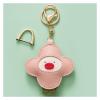 CFLNYC Cartoon Flower Keychain, PU Leather Key Ring with Detachable D-Ring, Backpack Charm, Party Favor, Women Jewelry Gift view 2