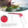 Tefola Kayak Sunshade Awning, Kayak Shade Canopy Portable Foldable Boat Awning Set Kayak Canoe Sunshade Accessories(Red) view 3