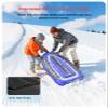 QPAU Inflatable Snow Sled, Heavy Duty Snow Tube with Reinforced Handles, Snow Sleds for Kids and Adults Winter Toys Gifts, Toboggan for Family Outdoor Sledding view 4