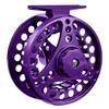 FANGBLUE Fly Fishing Reel Aluminum Alloy 5/6 WT Large Arbor 2+1BB Interchangeable for Saltwater and Freshwater Fly Wheel 5/6 WT (Purple) view 1