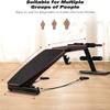 Adjustable Fitness Bench with Dumbbells and Resistance Bands; Folding Incline Bench for Home Gym view 2