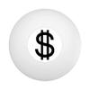 Dollar Sign Ping Pong Ball - Pack of 10 view 1