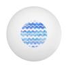 Blue Chevron Ping Pong Ball - Pack of 10 view 1