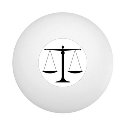 Uberpong Scale of Justice Ping Pong Ball - Pack of 10
