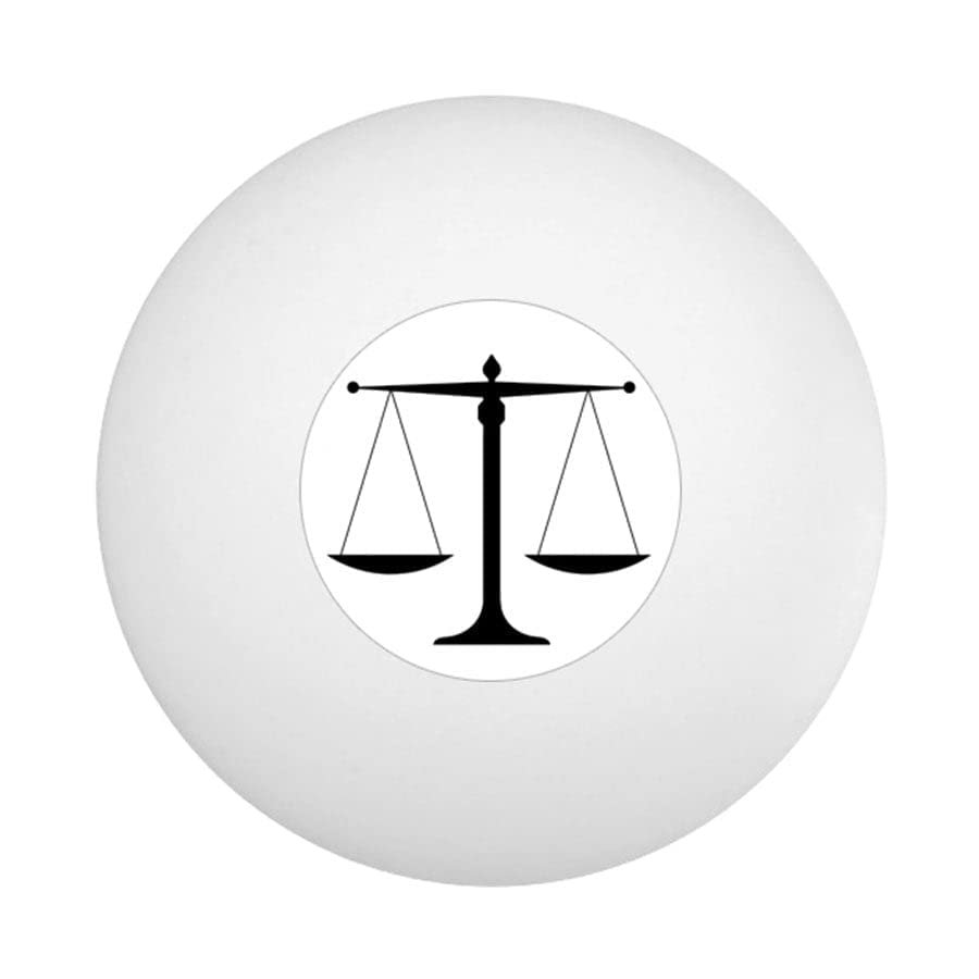Uberpong Scale of Justice Ping Pong Ball - Pack of 10
