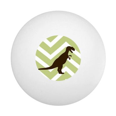 Chevron T Rex Ping Pong Ball - Pack of 10