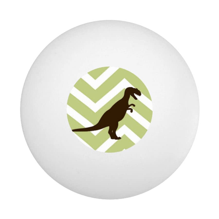 Chevron T Rex Ping Pong Ball - Pack of 10