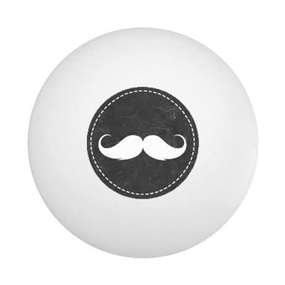 Uberpong If You Mustache Ping Pong Ball - Pack of 10