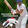 SPORTAXIS Premium Cricket Batting Gloves for Batsman, Split Fingers, Stylish Design, Comfortable Grip, PVC Thumb Patch, and Breathable mesh for Ventilation, for Adults view 3