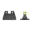 Night Fision Suppressor Height Tritium Night Sight Set for Sig P320/P365 - Yellow Front Ring, Black Rear Rings view 2