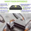 Night Fision Suppressor Height Tritium Night Sight Set for Sig P320/P365 - Yellow Front Ring, Black Rear Rings view 4