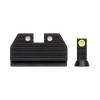 Night Fision Optics Ready Stealth .286-.355 Night Sight Set Compatible with CZ P-10 C/F/S - Yellow Front Ring, Black Rear Rings view 2