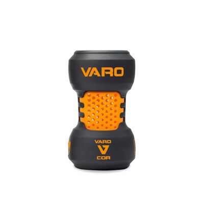 Varo COR Bat Training Weight, 20oz, for Baseball (MLB Authentic) - Classic Weight Feel - Improve Your On-Deck Swings and Power, Cushion Fit Eliminates Abrasion on The Bat - Orange/Graphite