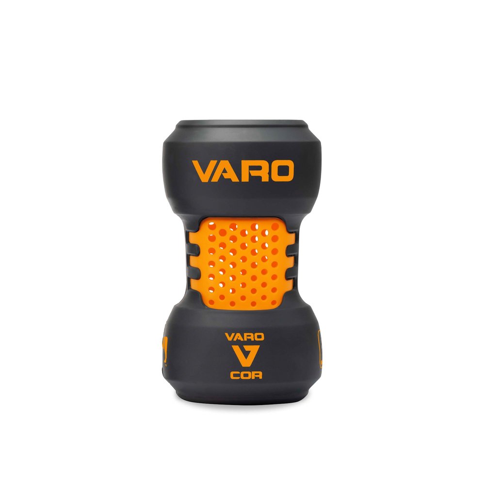 Varo COR Bat Training Weight, 20oz, for Baseball (MLB Authentic) - Classic Weight Feel - Improve Your On-Deck Swings and Power, Cushion Fit Eliminates Abrasion on The Bat - Orange/Graphite