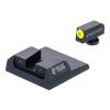 Night Fision Tritium Night Sight Set for Taurus G2C/G2/G3/TX22 - Yellow Front Ring, Black Rear Rings view 2