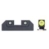 Night Fision Tritium Night Sight Set for Taurus G2C/G2/G3/TX22 - Yellow Front Ring, Black Rear Rings view 3