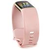 3 Pack Sport Bands Compatible with Fitbit Charge 5 Bands & Fitbit Charge 6 Bands, Classic Soft Wristbands for Fitbit Charge 5/6 Fitness Tracker (Small,Rose Gold/Champagne Gold/Wine Red) view 3