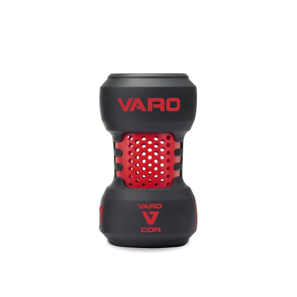 Varo COR Bat Training Weight, 20oz, for Baseball (MLB Authentic) - Classic Weight Feel - Improve Your On-Deck Swings and Power, Cushion Fit Eliminates Abrasion on The Bat - Red/Graphite