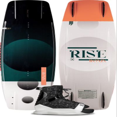 Ronix Wakeboard Package 136 - Rise Wakeboard w/ Halo Boot - 8-10.5