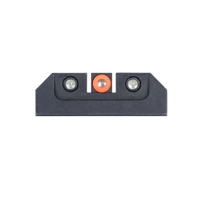 Night Fision Tritium Night Sight Set for Taurus G2C/G2/G3/TX22 - Orange Front Ring, Black Rear Rings