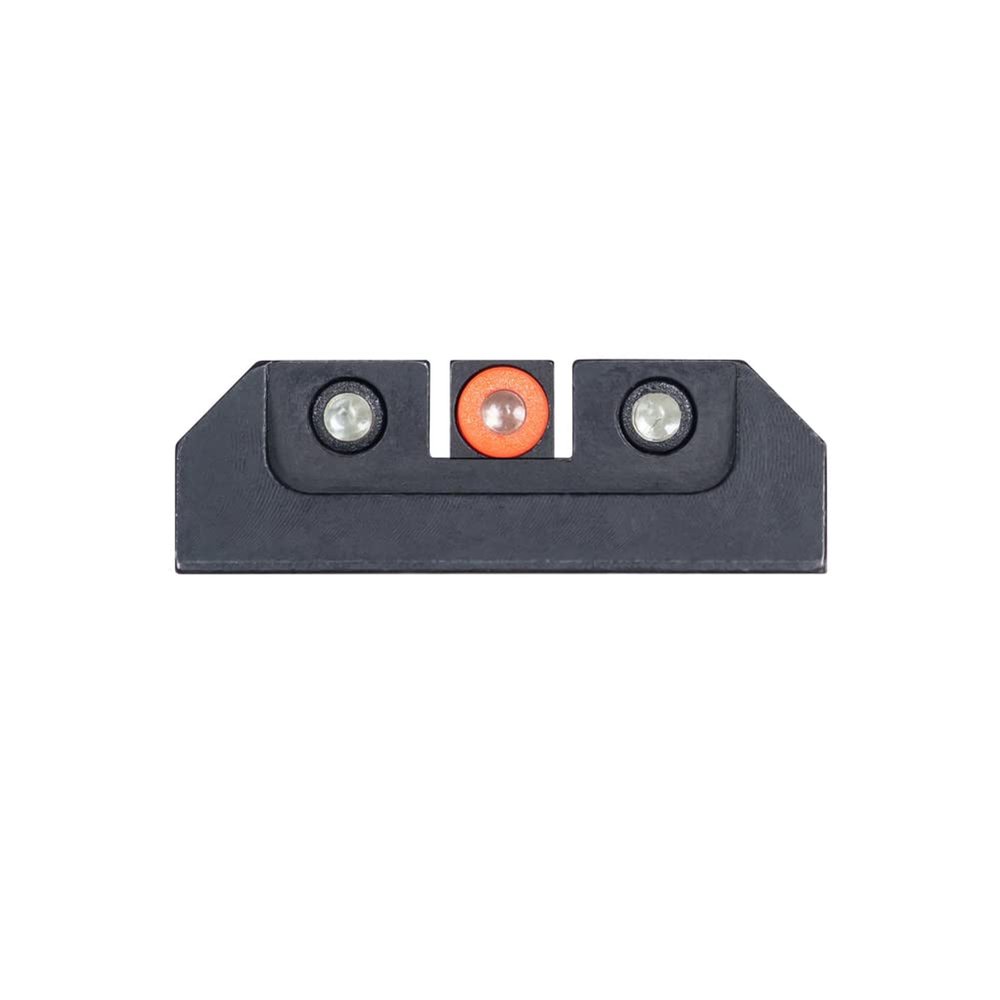 Night Fision Tritium Night Sight Set for Taurus G2C/G2/G3/TX22 - Orange Front Ring, Black Rear Rings
