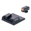 Night Fision Tritium Night Sight Set for Taurus G2C/G2/G3/TX22 - Orange Front Ring, Black Rear Rings view 2