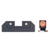 Night Fision Tritium Night Sight Set for Taurus G2C/G2/G3/TX22 - Orange Front Ring, Black Rear Rings view 3