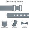 3 Pack Sport Bands Compatible with Fitbit Charge 5 Bands & Fitbit Charge 6 Bands, Classic Soft Wristbands for Fitbit Charge 5/6 Fitness Tracker (Large,Black/Navy Blue/Blue Gray) view 3