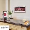 Nebraska Women's Volleyball - 40.25x13.75-inch Standard Framed Print by Blakeway Panoramas view 4