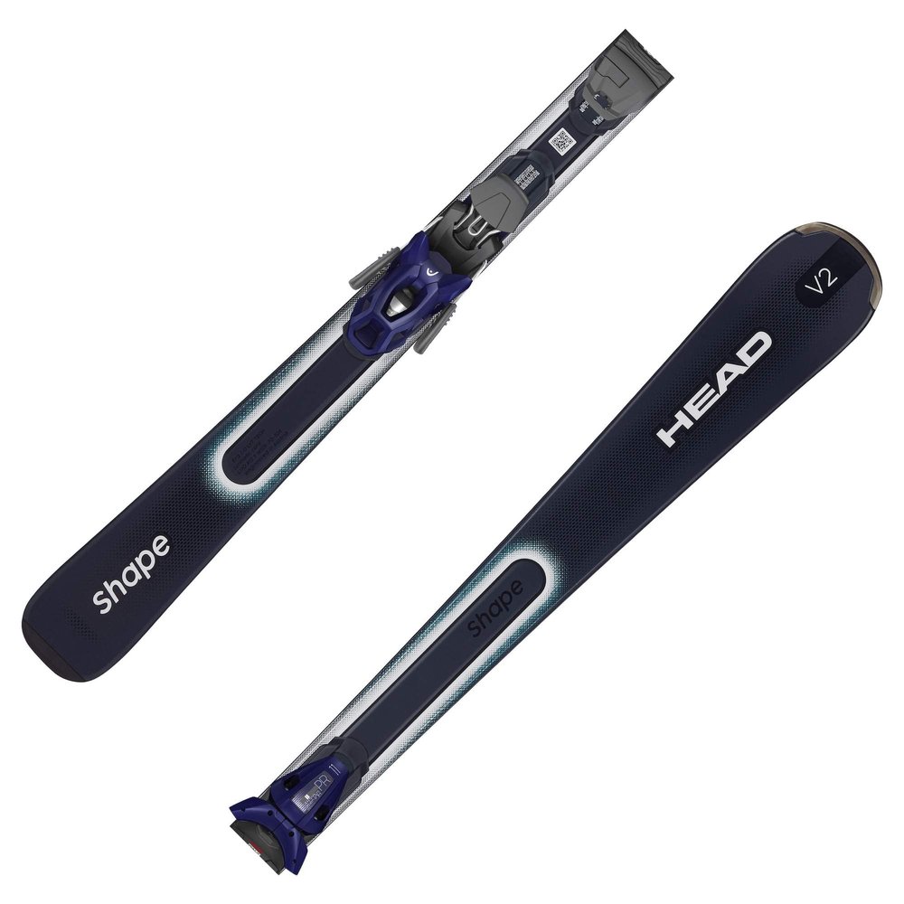 HEAD 2023 Shape e-V2 163cm Skis w/PR 11 GW Bindings