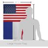World Cup France USA Friendship Flag American Banner Pack Wall Art Patio Porch Lawn Garden Outdoor Decorations Tapestry Yard Signs FIFA Gifts Sports Fan Trophy Soccer Game Football Made in USA view 2