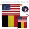 World Cup Belgium USA Friendship Flag Support Our Troops Banner Pack Wall Art Flag Room Decorations Indoor Outdoor Tapestry Yard Signs FIFA Gifts Sports Fan Trophy Soccer Game Football Made In USA view 4