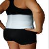 Alpha Medical Double Closure Abdominal Hernia Binder; Abdominal Support; Hernia Reduction (Large; Black) view 4