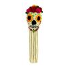 Sugar Skull Day of The Dead Knit Golf Club Headcover by Sunfish (3 Piece Set Driver Fairway Hybrid) view 3