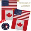 World Cup Canada USA Friendship Flag American Banner Pack Patio Lawn Garden Patriotic Outdoor Decorations Indoor Tapestry Yard Sign Art FIFA Gifts Sports Fan Trophy Soccer Game Football Made in USA view 3