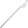Warrior Evo Warp Complete Lacrosse Stick, Attack (2023 Model) (Low Whip, White/Silver) view 2