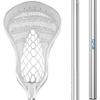 Warrior Evo Warp Complete Lacrosse Stick, Attack (2023 Model) (Low Whip, White/Silver) view 3