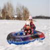 Slippery Racer Inflatable Toboggan Snow Sled for Kids with Reinforced Side Handles. view 3