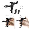 xxiaojun Composite Bow and Arrow Release, 3 or 4 Finger Hand Held Grip, Thumb Release Aluminum Alloy Assist for Compound Bow Accessory, Adjustable Sensitivity, Sports Competition.  view 2