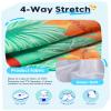 maamgic Boys Swim Trunks Stretch Quick Dry Swim Shorts Kids Bathing Suits Toddler Boy Swimsuit Swimwear Dinosaur Green 10/12 view 3