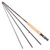 8ft 3-4wt or 5-6wt 4 Pieces Graphite Carbon Fiber Fly Fishing Rod Light Feel Medium Fast Action Freshwater Fly Rod (8ft 3/4wt)