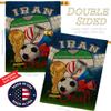 World Cup Iranian Tapestry Burlap Banner Home Decor Wall Art Patio Lawn Front Porch Room Decorations Outdoor Flags Yard Signs FIFA Soccer Gifts Sports Fan Party Trophy Game Football Goal Made In USA view 3
