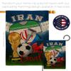 World Cup Iranian Tapestry Burlap Banner Home Decor Wall Art Patio Lawn Front Porch Room Decorations Outdoor Flags Yard Signs FIFA Soccer Gifts Sports Fan Party Trophy Game Football Goal Made In USA view 4