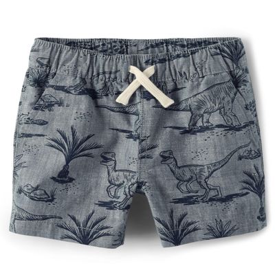 The Children's Place,And Toddler Boys Pull on Jogger Shorts,Baby-Boys,Federalblu,6-9 Months