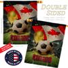 World Cup Canadian Tapestry Burlap Banner Home Decor Wall Art Patio Lawn Front Porch Room Decorations Outdoor Flags Yard Signs FIFA Soccer Gifts Sports Fan Party Trophy Game Football Goal Made In USA view 3