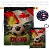 World Cup Canadian Tapestry Burlap Banner Home Decor Wall Art Patio Lawn Front Porch Room Decorations Outdoor Flags Yard Signs FIFA Soccer Gifts Sports Fan Party Trophy Game Football Goal Made In USA view 4