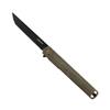 COAST Founder's Collection SELECT LX504, Gentleman's EDC Folding Pocketknife, Tanto Blade, Flipper Tab, Liner Lock, Two Position Pocket Clip, Black 9Cr18Mov Stainless-Steel, Dark Green view 1