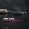 COAST Founder's Collection SELECT LX504, Gentleman's EDC Folding Pocketknife, Tanto Blade, Flipper Tab, Liner Lock, Two Position Pocket Clip, Black 9Cr18Mov Stainless-Steel, Dark Green view 2