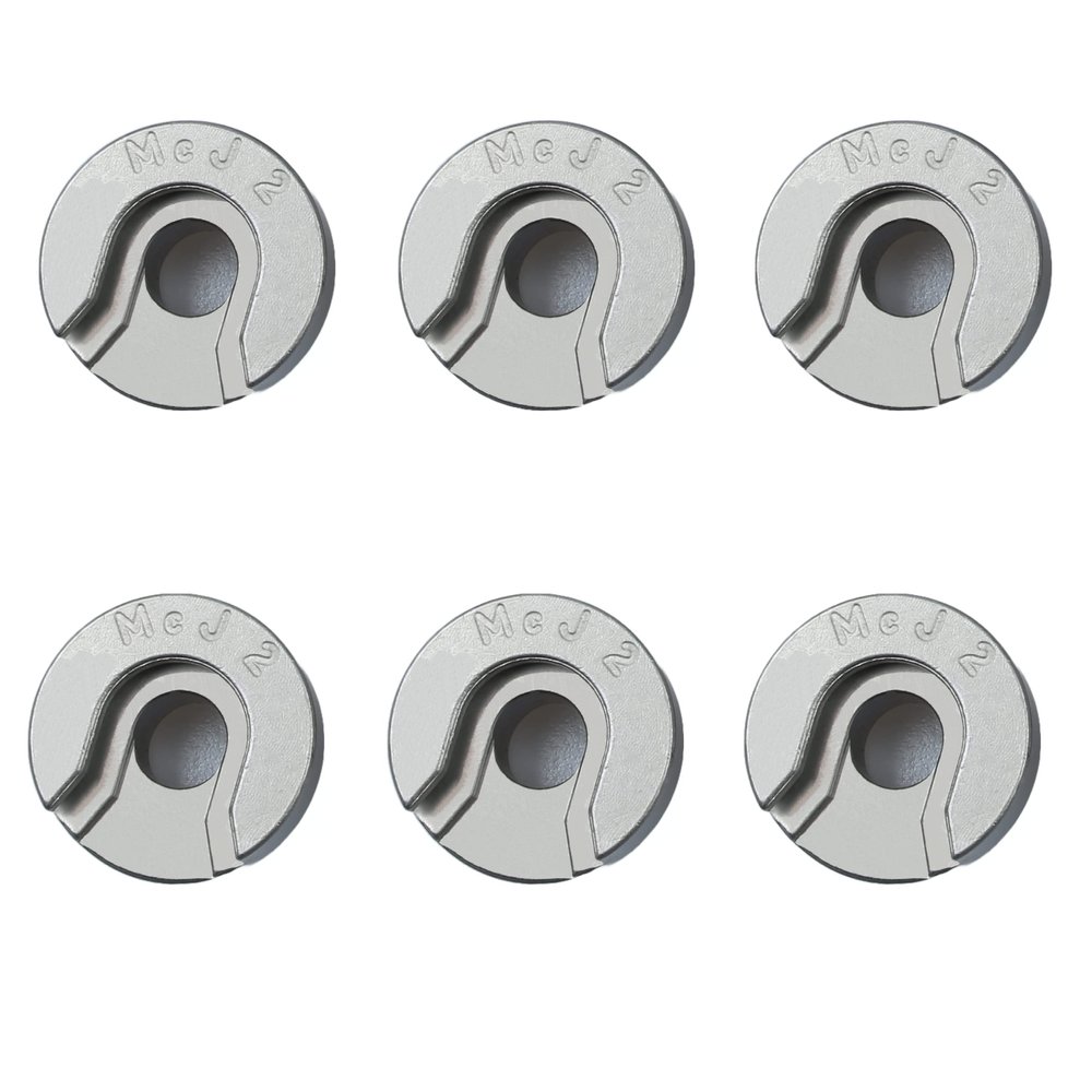 McJ Tools Reloading Cartridge Shell Holders #2 6pack