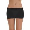 Jhaoyu Women's Sexy See Through Mesh Micro Mini Pencil Skirt Sheer Swimwear Cover Ups Miniskirts Black One Size view 1